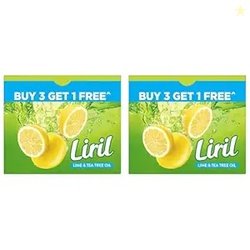 Liril Lime and Tea Tree Oil Bath Soaps: Refreshing Bathing Soaps with
