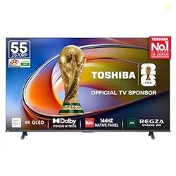 Toshiba 139 cm (55 Inches) 4K Ultra HD Smart QLED TV | Dolby Vision At