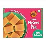GO DESi – Mysore Pak | Made with Desi Ghee | Indian Mithai | Sweets Gift Pack | 180 grams