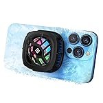 Portronics Cool XG Instant Magnetic Mobile Cooler With Adhesive Metal Plate, Radiator Cooling, 3 Chill Mode, Temperature Display, Gaming Fan, Refrigeration Chip,Compatible With Android & iphone(Black)