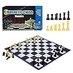 Toyshine 36cm Magnetic Chess Set with Folding Board and Pieces | Strategic, Challenging & Tactical Game for Beginner Kids 5 +
