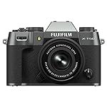 Fujifilm X-T50 40 MP APS-C X-Trans Sensor|Retro Style mirrorless Camera|4k/6.2k vlogging|High Speed Recording FHD 240fps|Advance AF with 15-45mm Optical Zoom Lens f/3.5-5.6 – Charcoal