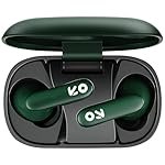 GOBOULT Z20 Made in India Bluetooth Ear Buds Wireless 51H Playtime, Clear Calling ENC Mic, Low Latency Gaming, 10mm Drivers Earbuds Buds Bluetooth Wireless Earphones (Pine Green)