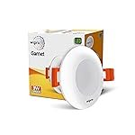 Wipro Garnet 3W Led Mini Downlight for Home & Cabinet| Green |Compact Design with 120Â° Beam Angle|Recessed Down Light for False Ceiling|Cutout-2.3 Inch|Pack of 1