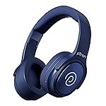 pTron Studio Pro w/ 65Hrs Playtime, Wireless Over Ear Headphones w/HD Mic & TruTalk AI-ENC Calls, Low-Latency Game & Music, 40mm Drivers, BT5.4, Dual Device Pairing & Type-C Fast Charging (Blue)
