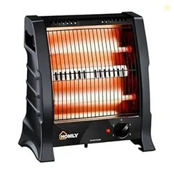 Homly Ritz 800 Watts Halogen Room Heater with Dual Heating Tubes | ISI