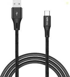 Portronics USB Type C Cable 2 A 1 m POR-1162 Konnect A Plus Nylon...mo