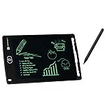 Portronics Ruffpad 8.5E Re-Writable LCD Writing Pad with Screen 21.5cm (8.5-inch) for Drawing, Playing, Handwriting Gifts for Kids & Adults,(Black)