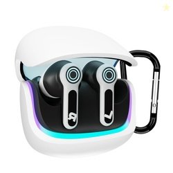 Sounce Earphone Case Cover for Boult Audio Z40 Gaming TWS Soft Silicon