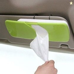 JELLEX Auto Accessories Car Sun Visor Tissue Box Paper Napkin Holder w