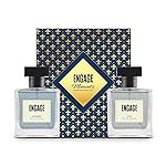 Engage Gift Set – Moments Luxury Perfume Gifts for Men, Homme & Yin 200ml, Long Lasting Smell, Mens Perfume, Pack of 2, Men Gift Set, Best Birthday, Anniversary Gift Hamper by ITC, Eau De Parfum for Man