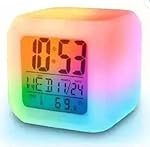 KADIO Plastic Digital White Clock, Pack of One?, 20W x 5H Centimeters