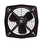 Amazon Basics 9″ Fresh Air Exhaust Fan | 40W | 230 mm Sweep | Corded Electric | Window Mount | 45-52 dB | Indoor Use | Metal – Black