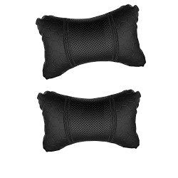Autokraftz Black Car Seat Neck Rest Cushion Pillow for Ford Ecosport (