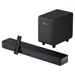Portronics Sound Slick X 250W Bluetooth Soundbar with Wired Subwoofer
