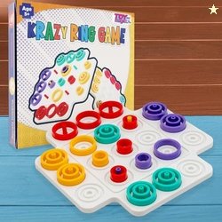 ToyMagic Krazy Ring Brain Teasers Toy Jigsaw Intelligence Puzzle Game