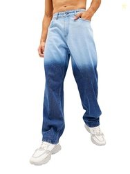 MASCLN SASSAFRAS Blue Ombre Relax Fit Jeans