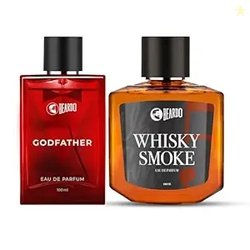 Beardo Godfather & Whisky Smoke Liquid Perfume For Men,100Ml X 2|Eau D