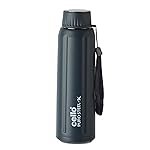 Cello Puro Steel X Spike 600 Water Bottle | Leak Proof & Refrigerator Safe | PU Insulated | Wide Mouth Opening | Keeps Content Cold for Long Hours | 520ml, Dark Grey
