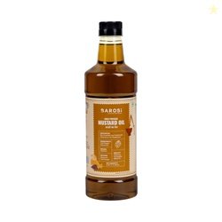 BAROSI [Wood Cold Pressed Mustard Oil - 1L] | Kachi Ghani | Pure, Natu