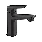 Delta Faucet Single Handle Lavatory Faucet Without Pop-Up Drain I Bathroom Tap for Home I Basin Mixer I Matte Black I 44425-BLLPU