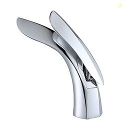 ALTON Accenture ACT21020 Brass Single Lever Basin Mixer, Chrome, Chrom