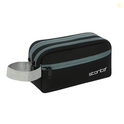 Storite Polyester Multi-Pocket Toiletry Bag for Men & Women Travel, Gr