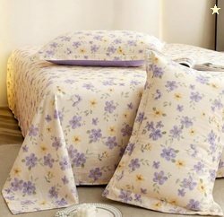 BSB HOME Cloud Cotton King Size bedsheet | Flatsheet Summer Sheet with