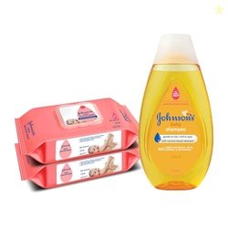 Johnson's Baby Skincare Wipes With Lid, 72s Twin Pack & Johnson's Baby
