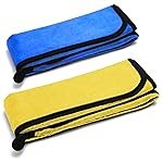 MIORAH Microfiber Cleaning Cloth for Car & Home | Ultra Soft Dusting & Glass Cleaning Cloth â Lint-Free & Reusable (35X75Cm-2Pc)