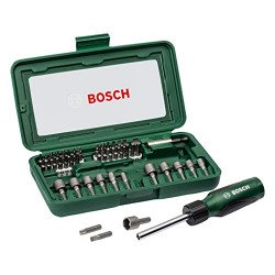 BOSCH 46-Piece Screwdriver Bit Set, 46 Pieces - 32 Screwdriver Bits, N
