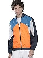 The Indian Garage Co Men Regular Fit Colorblocked Wind Cheater