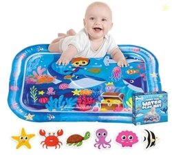 UCRAVO Tummy Time Water Play Mat for Babies & Infants Inflatable Senso