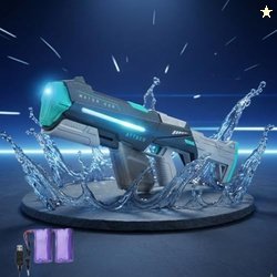 VikriDA 2 in 1 (Manual/Automatic) Electric Water Gun for Holi with Fre