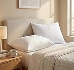 BSB HOME Decorative Throw Pillows for Sofa & Bed, Soft & Fluffy Plush Microfibre Filled Pillows for Couch, Bedroom & Living Room â White, Pack of 2, 16 x 24 Inches (40 x 60 cm)