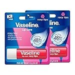 Vaseline Lip Care Rosy Lips Tinted Lip Balm Stick 4.8g (Pack of 2)
