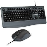 Archer Tech Lab ACE-K200 Wired Keyboard and Mouse Combo 104 Keys, 1200 DPI Mouse, 125Hz Polling Rate,3-Button Design, 3 Million Lifespan, Windows Compatibility, Multimedia Keys & Membrane Switches