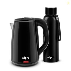 Wipro Elato Cool touch kettle and Vacuum Flask Combo | 1.8 liter cool