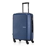 Stony Brook by Nasher Miles Crescent Hard-Sided Polypropylene Cabin Luggage Navy Blue 20 Inch |55Cm Trolley Bag – Spinner Wheels