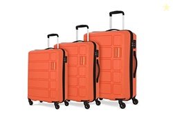 Kamiliant American Tourister Harrier | Trolley Bag Set of 3 (55+68+79c