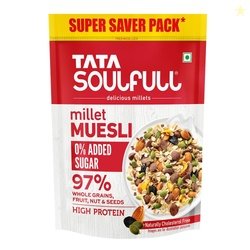Tata Soulfull 0% Added Sugar Millet Muesli, 700 g, High Protein, Rich