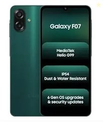 SAMSUNG Galaxy F07 (Green, 64 GB) (4 GB RAM)