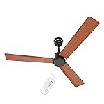 Bajaj Classico Sleek Wood 1200MM (48â) BLDC Ceiling Fans For Home | BEE 5 Star Rated Energy Efficient Ceiling Fan | Sleek Compact Design | Wooden Finish | RF Remote | 2-Yr Warranty ãMaple Woodã