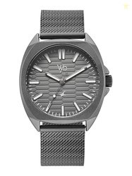 Fastrack Vyb Aviator with Quartz Analog Grey Dial Grey Stainless Steel