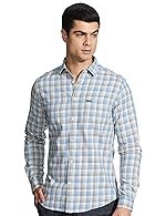 The Indian Garage Co Men Slim Fit Checkered Full Sleeves Spread Collar Casual Shirt