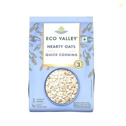 Eco Valley Hearty Oats in Pouch 1 Kg| Rich in Protein and Fibre| Rolle