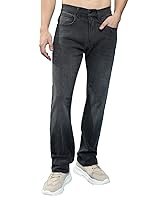 Highlander Menâs Straight Fit Jeans | Mid Rise | Stretchable | Designed for Comfort & Ease of Movement| Jeans for Man