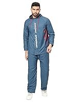 Citizen Spiderman Reversible Raincoat for Men with Waterproof Pant, Inbuilt Hood | Durable & Lightweight Rainsuit | Blue
