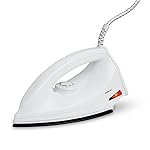 Bajaj DX-6 1000 Watts Dry Iron | Advance Soleplate And Anti-Bacterial German Coating Technology | Thermol Fuse Safety | Auto Shut-Off | Cool Touch Body | 2 Yr Warranty