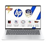 HP OmniBook 5 OLED (Previously Pavilion), Snapdragon X Processor (16GB LPDDR5x, 512GB SSD) 2K, 14”/35.6cm, Win11, M365 Basic(1yr)* Office24, Silver, 1.35kg, he0014QU, Light-Weight, Next-Gen AI Laptop